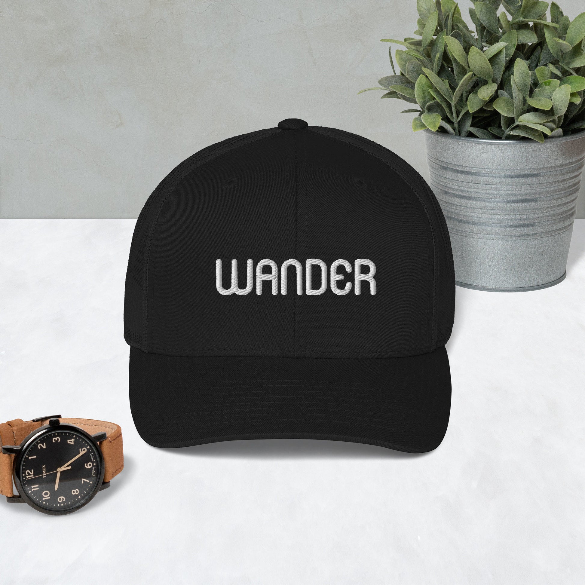 Wander Trucker Hat – Vibrant Living Always